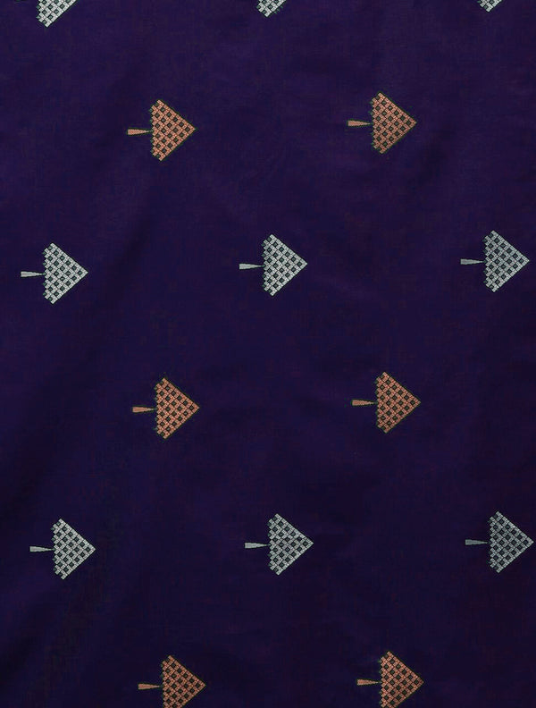 Magnificat Purple Soft Silk Saree With Glittering Blouse Piece ClothsVilla