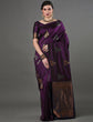 Load image into Gallery viewer, Dazzling Purple Soft Silk Saree With Wonderful Blouse Piece ClothsVilla