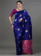 Load image into Gallery viewer, Classy Blue Soft Silk Saree With Pretty Blouse Piece ClothsVilla