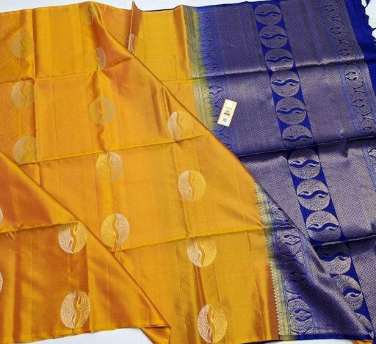 Marvellous Mustard Soft Silk Saree With Flattering Blouse Piece ClothsVilla