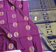 Load image into Gallery viewer, Amazing Purple Soft Silk Saree With Pretty Blouse Piece ClothsVilla