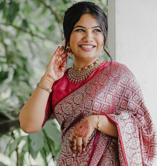 Snazzy Wine Soft Silk Saree With Luxuriant Blouse Piece ClothsVilla