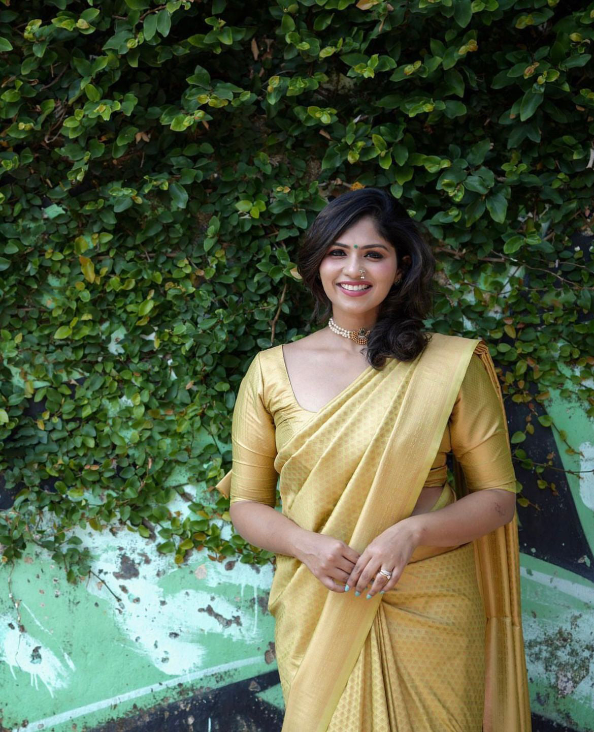 Elaborate Yellow Soft Silk Saree With Proficient Blouse Piece ClothsVilla