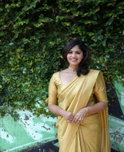 Load image into Gallery viewer, Elaborate Yellow Soft Silk Saree With Proficient Blouse Piece ClothsVilla