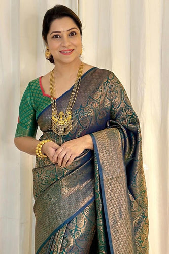 Beleaguer Green Soft Silk Saree With Elision Blouse Piece ClothsVilla