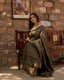 Smashing Dark Green Soft Silk Saree With Snazzy Blouse Piece ClothsVilla