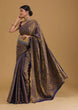 Load image into Gallery viewer, Traditional Navy Blue Soft Silk Saree With Exquisite  Blouse Piece ClothsVilla