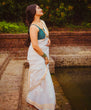 Load image into Gallery viewer, Denouement White Soft Silk Saree With Ratatouille Blouse Piece ClothsVilla