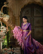 Load image into Gallery viewer, Twirling Purple Soft Silk Saree With Entrancing Blouse Piece ClothsVilla