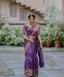 Exceptional Royal Blue Soft Silk Saree With Groovy Blouse Piece ClothsVilla