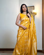 Load image into Gallery viewer, Charming Yellow Soft Silk Saree With Invaluable Blouse Piece ClothsVilla