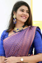 Load image into Gallery viewer, Tremendous Purple Soft Silk Saree With Prodigal Blouse Piece ClothsVilla