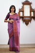 Load image into Gallery viewer, Charming Purple Soft Silk Saree With Eye-catching Blouse Piece ClothsVilla
