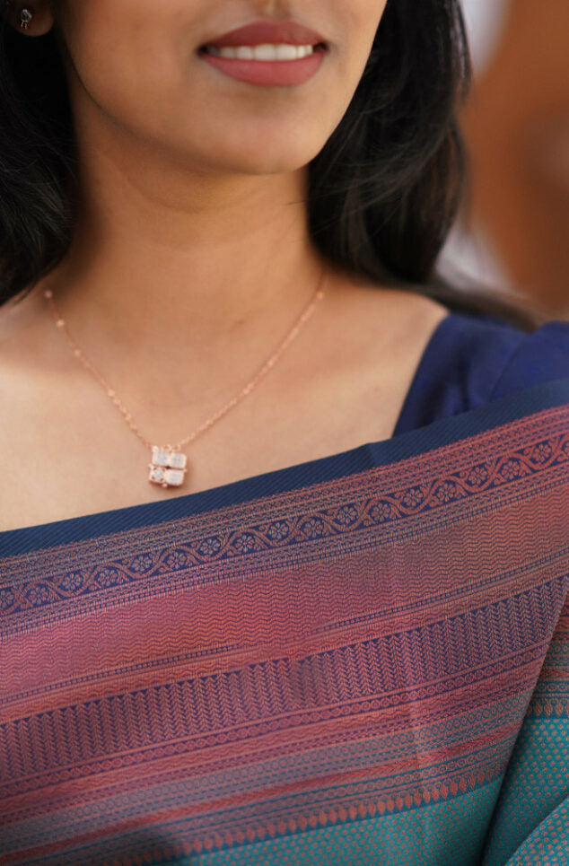 Smart Rama Soft Silk Saree With Ravishing Blouse Piece ClothsVilla