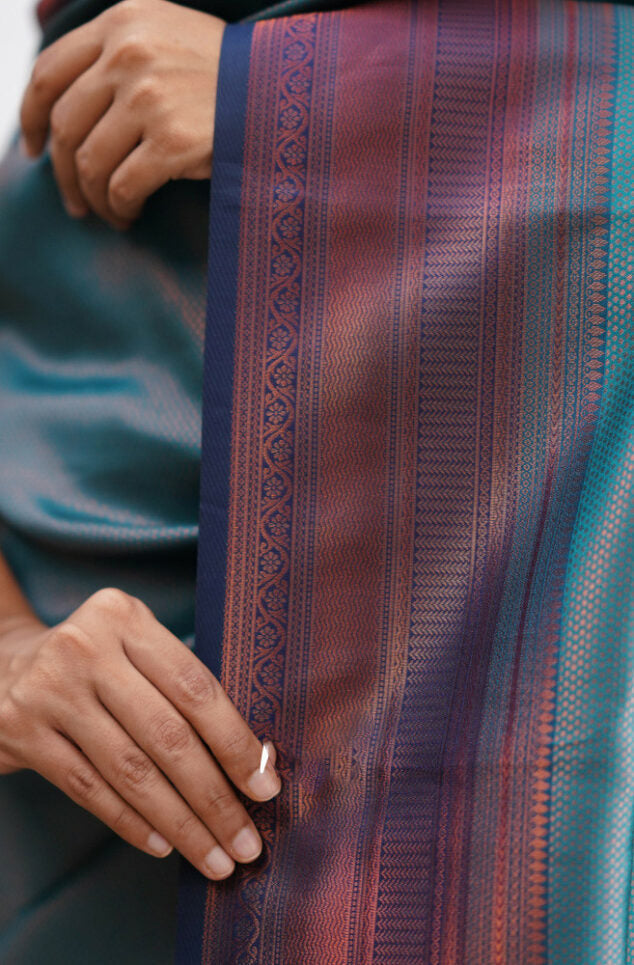 Smart Rama Soft Silk Saree With Ravishing Blouse Piece ClothsVilla