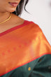 Load image into Gallery viewer, Eloquence Dark Green Soft Silk Saree With Evocative Blouse Piece ClothsVilla