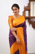 Load image into Gallery viewer, Glittering Purple Soft Silk Saree With Improbable Blouse Piece ClothsVilla