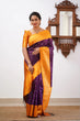 Load image into Gallery viewer, Glittering Purple Soft Silk Saree With Improbable Blouse Piece ClothsVilla