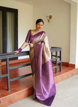 Load image into Gallery viewer, Supernal Beige Soft Silk Saree With Engaging Blouse Piece ClothsVilla