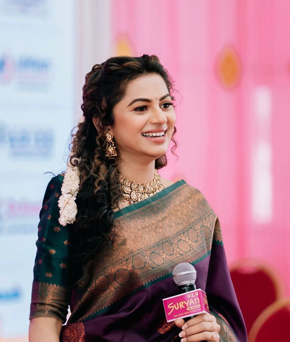 Enchanting Purple Soft Silk Saree With Snazzy Blouse Piece ClothsVilla