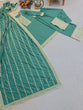 Load image into Gallery viewer, Adorable Dusty Green Embroidery Work Sharara Suit Clothsvilla