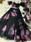 Adorable Organza Silk Black Color Lehenga Choli Clothsvilla