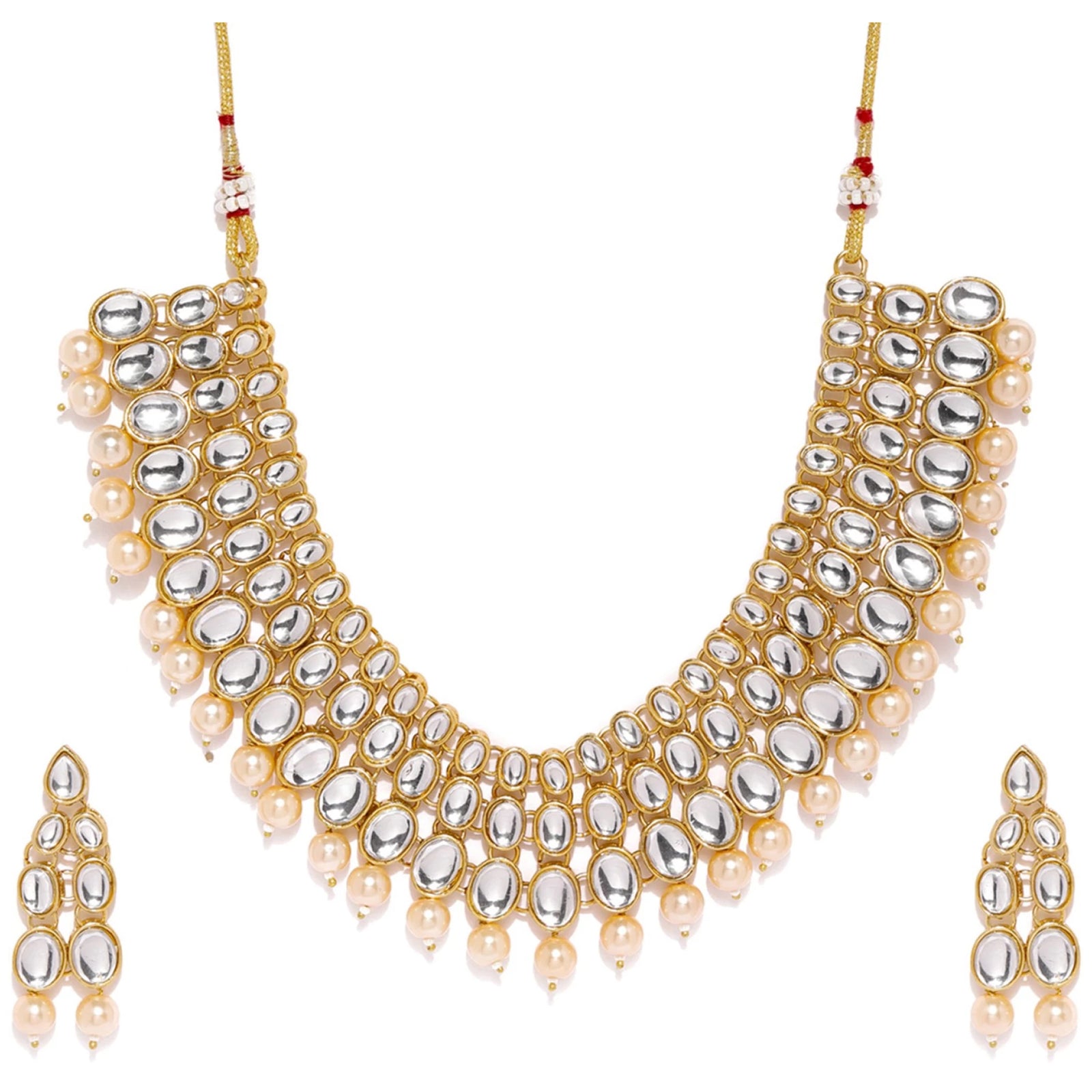 Alloy Jewel Set (Gold, Silver) ClothsVilla
