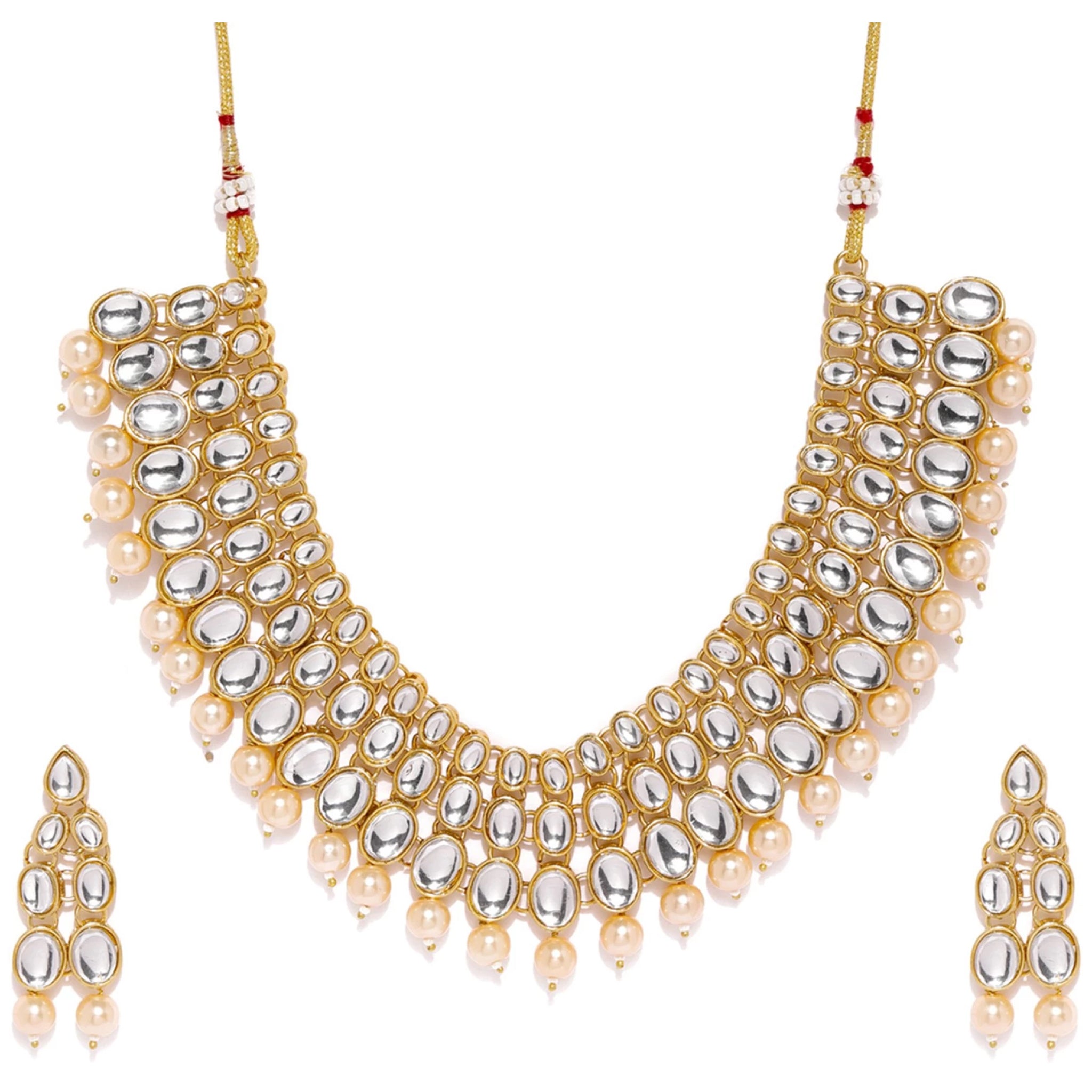 Alloy Jewel Set (Gold, Silver) ClothsVilla Main image