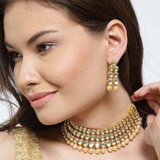 Alloy Jewel Set (Gold, Silver) ClothsVilla