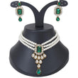 Load image into Gallery viewer, Alloy Jewel Set (Green, White) ClothsVilla