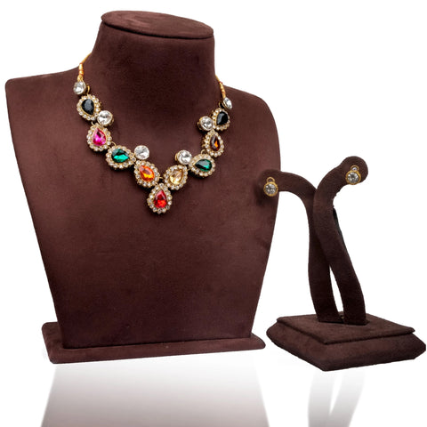 Alloy Jewel Set (Multicolor) ClothsVilla Main image