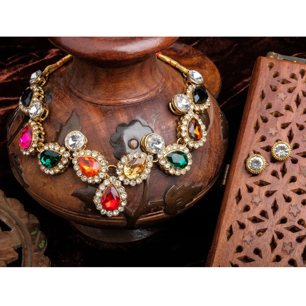 Alloy Jewel Set (Multicolor) ClothsVilla