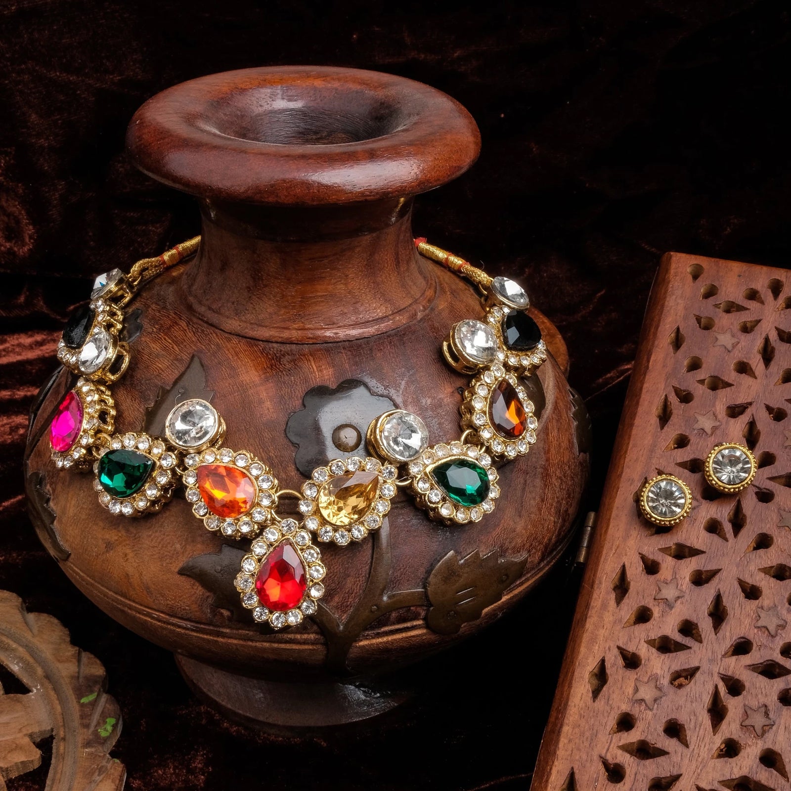 Alloy Jewel Set (Multicolor) ClothsVilla