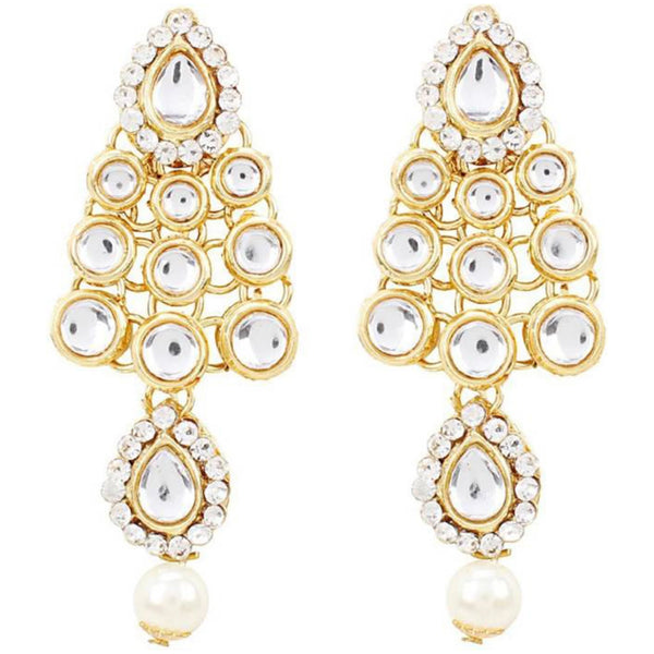 Alloy Jewel Set (White and Gold) ClothsVilla