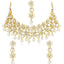 Alloy Jewel Set (White, Gold) ClothsVilla
