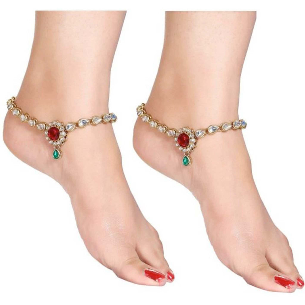 Alloy Anklet (Pack of 2) ClothsVilla