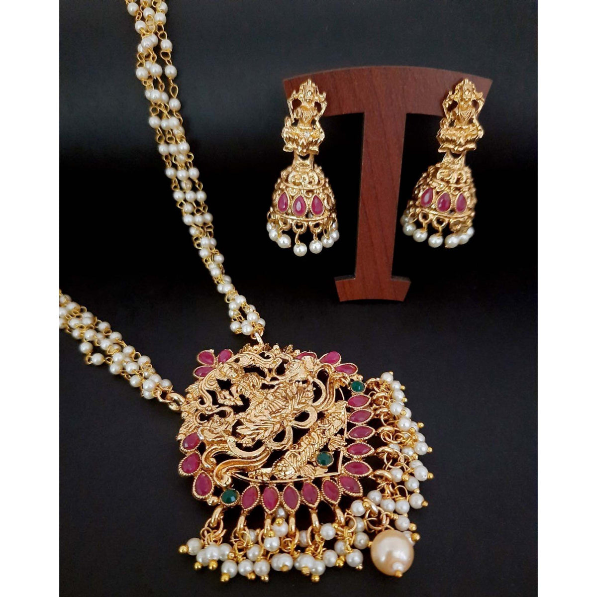 Alloy Gold-plated Jewel Set (Multicolor) ClothsVilla