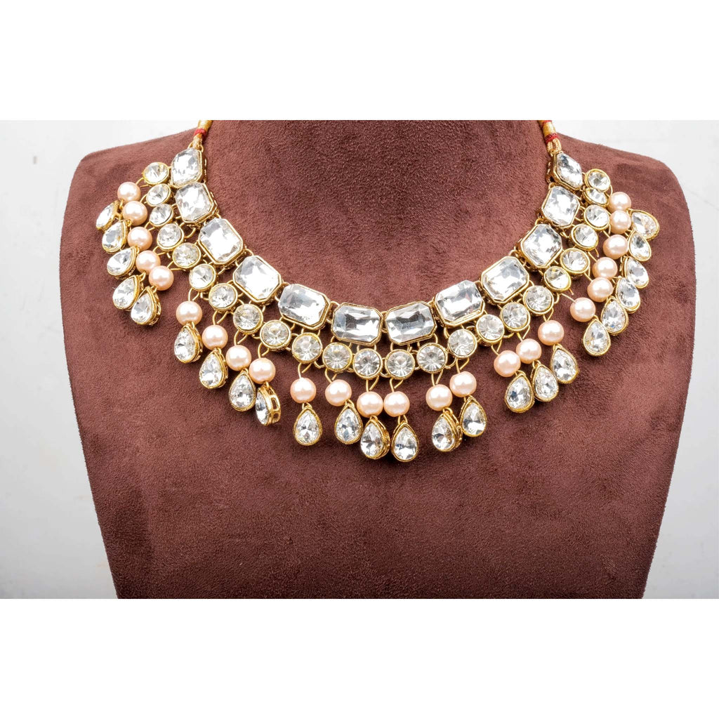 Statement Large Grey Baroque Pearl Necklace | Gold Jewelry | Modern - Glitz  And Love