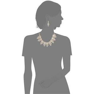 Alloy Gold-plated Jewel Set (White) ClothsVilla