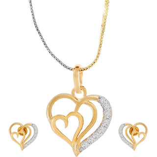 Alloy Jewel Set (Gold & White) ClothsVilla