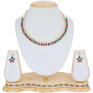 Alloy Jewel Set (Green, Blue) ClothsVilla