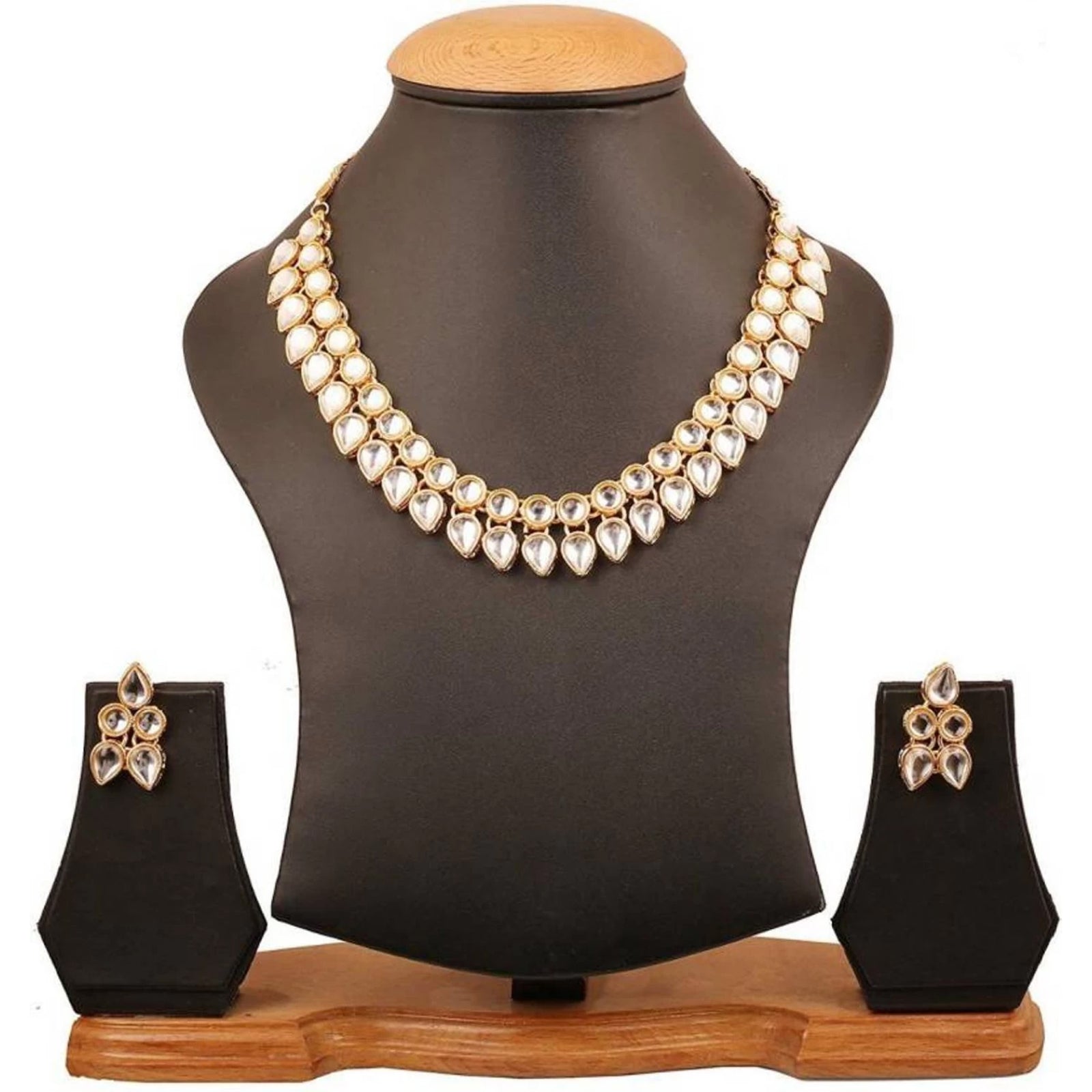 Alloy Jewel Set (White) ClothsVilla