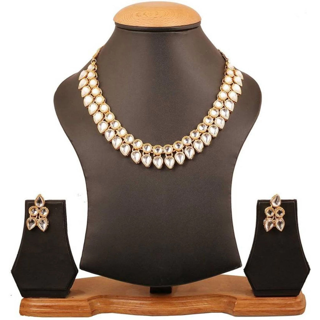 Alloy Jewel Set (White) ClothsVilla