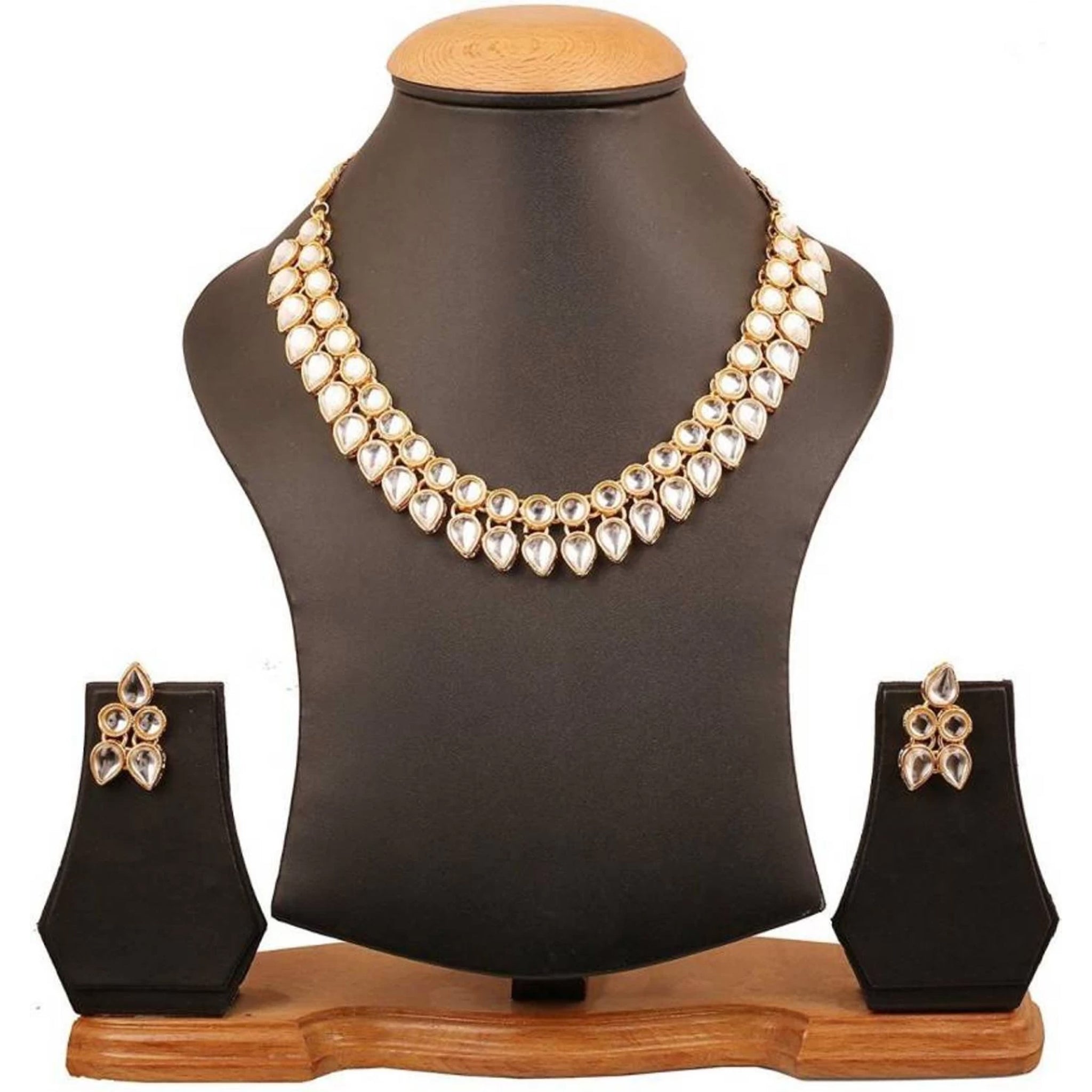 Alloy Jewel Set (White) ClothsVilla