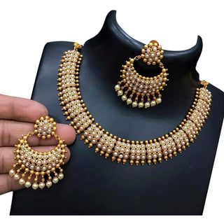 Alloy Jewel Set (White) ClothsVilla