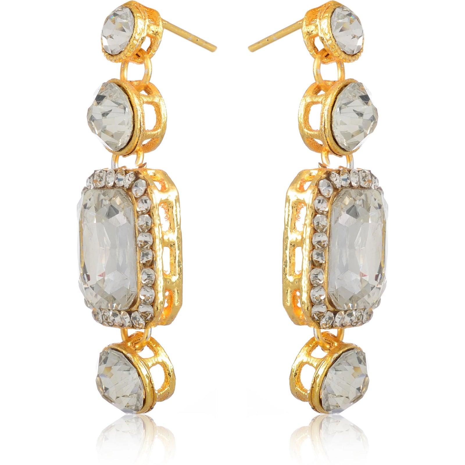 Alloy Jewel Set (White) ClothsVilla