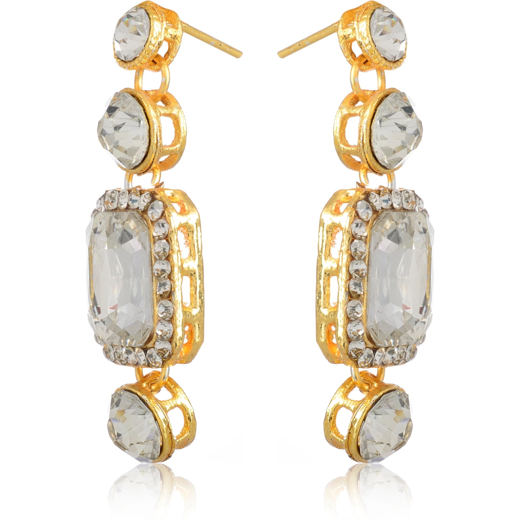 Alloy Jewel Set (White) ClothsVilla