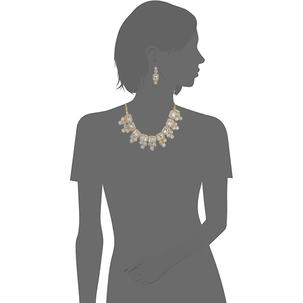 Alloy Jewel Set (White) ClothsVilla