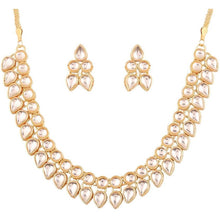 Load image into Gallery viewer, Alloy Jewel Set (White &amp; Gold) ClothsVilla