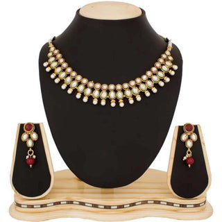 Alloy Jewel Set (White) ClothsVilla